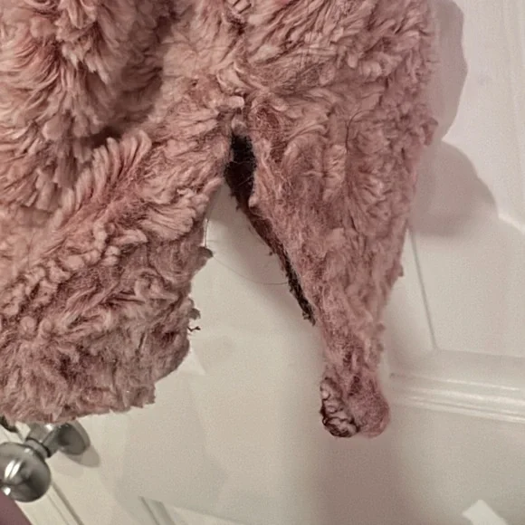 Stillwater Supply Co.Pink faux Sherpa Pullover, size oversized Small - Picture 9 of 12